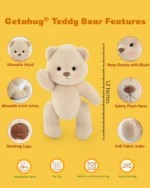 Furry Dino Bear | Handmade Jointed Teddy Bear Gift - Image 10