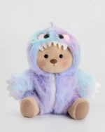 Furry Dino Bear | Handmade Jointed Teddy Bear Gift - Image 7