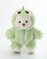 Furry Dino Bear | Handmade Jointed Teddy Bear Gift - Image 11