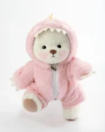 Furry Dino Bear | Handmade Jointed Teddy Bear Gift - Image 14